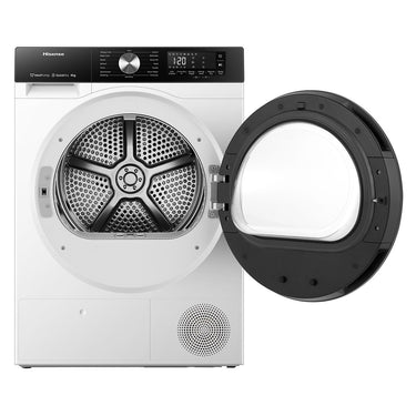 Factory second Hisense HDFS80HS 8 kg Series 3 Heat Pump Dryer – White